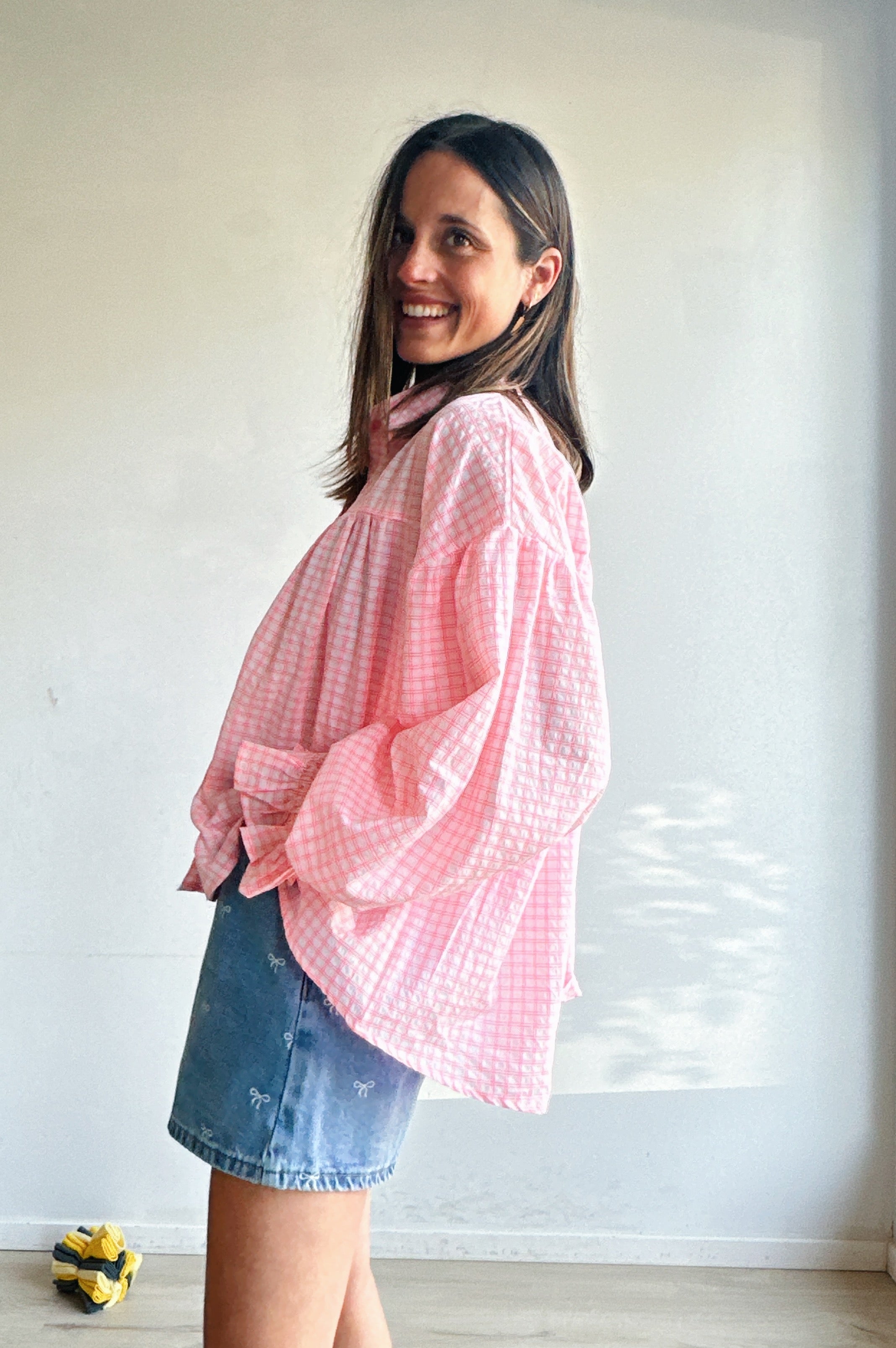 Noria blouse roze