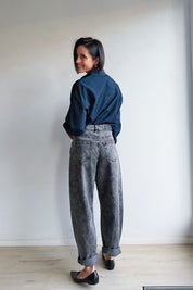 KAross barrel jeans grijs