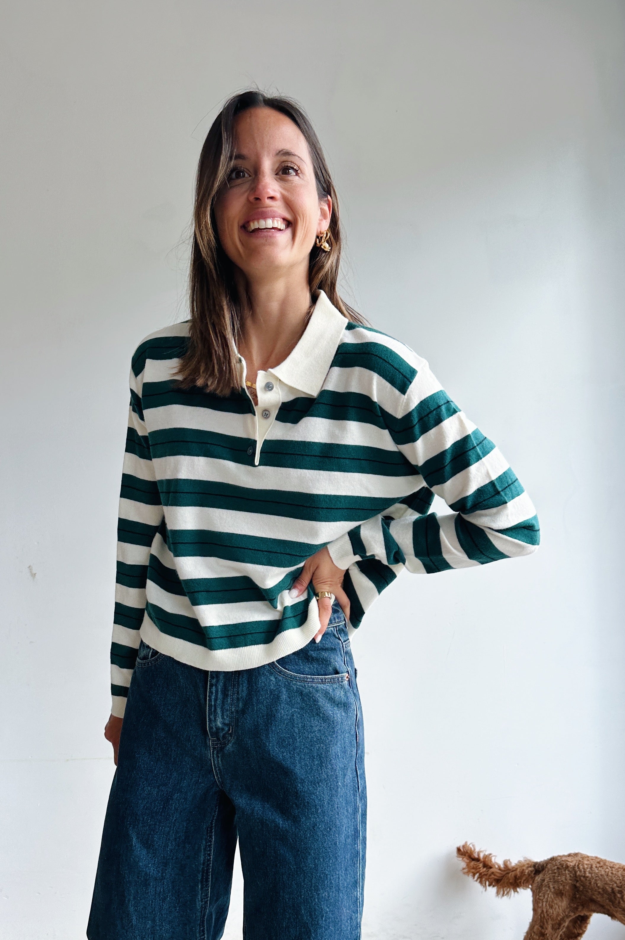 Axelle polo ecru
