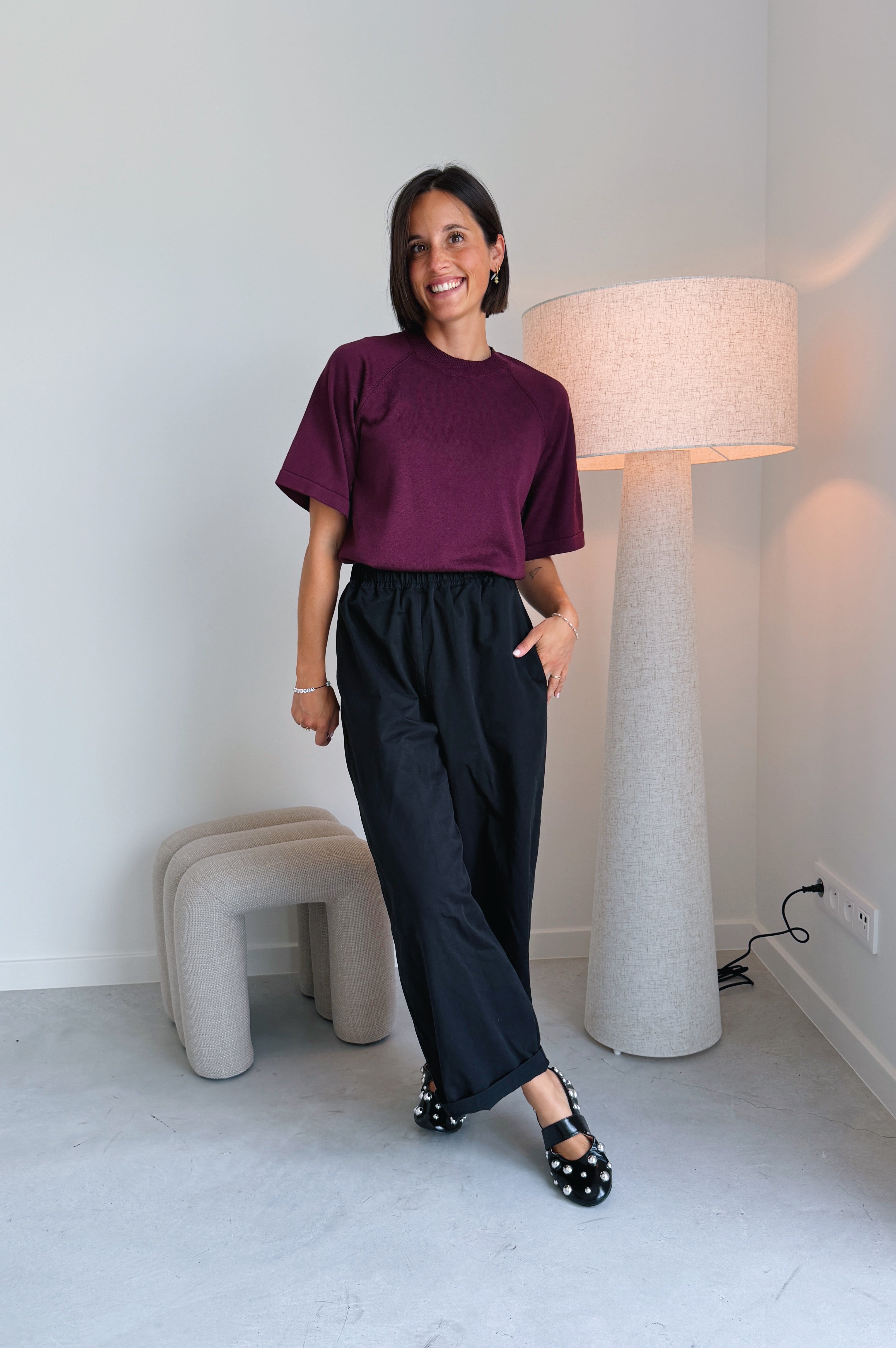 Morla t-shirt bordeaux