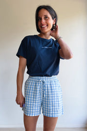 Falakka short blauw