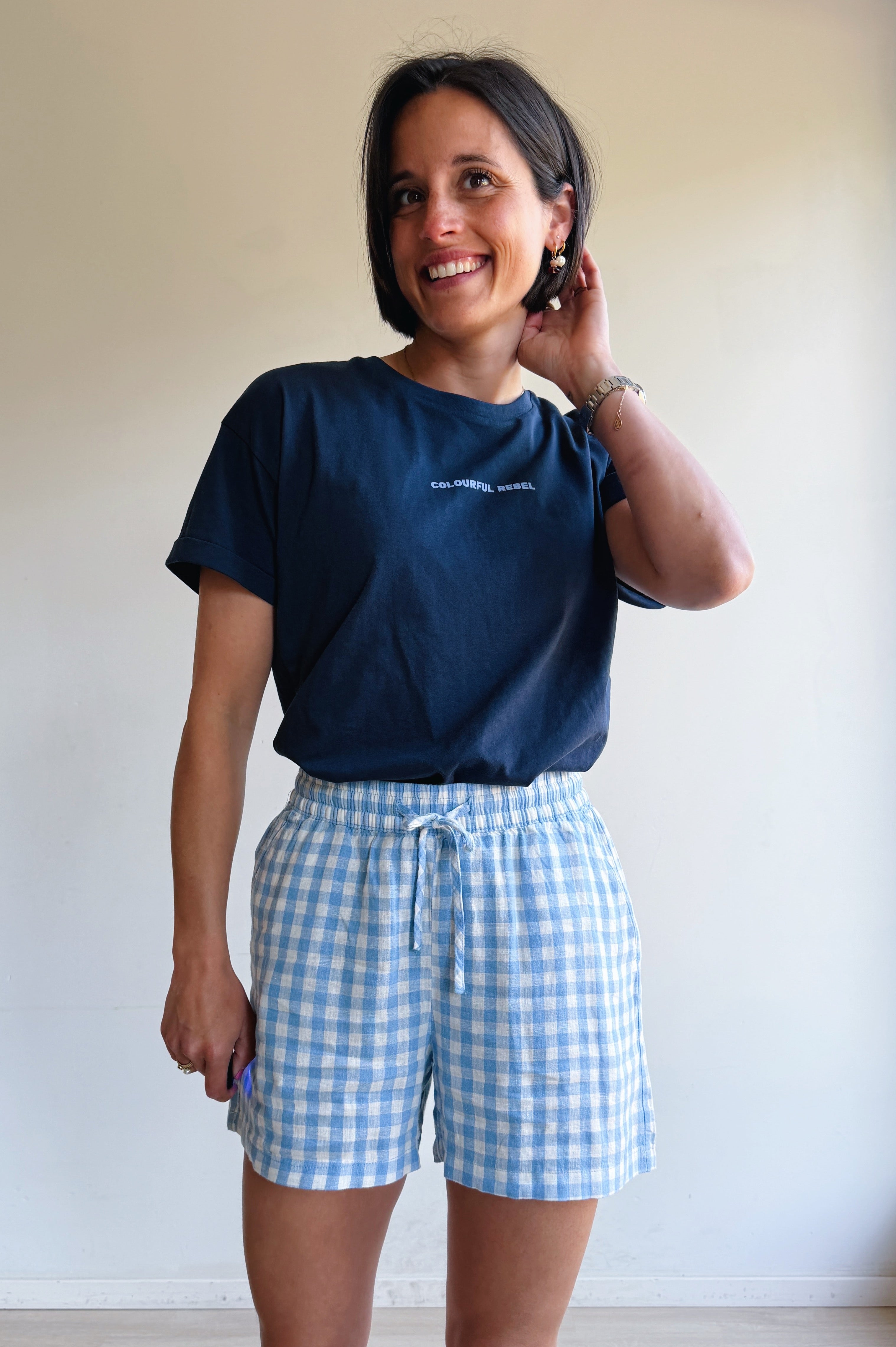Falakka short blauw