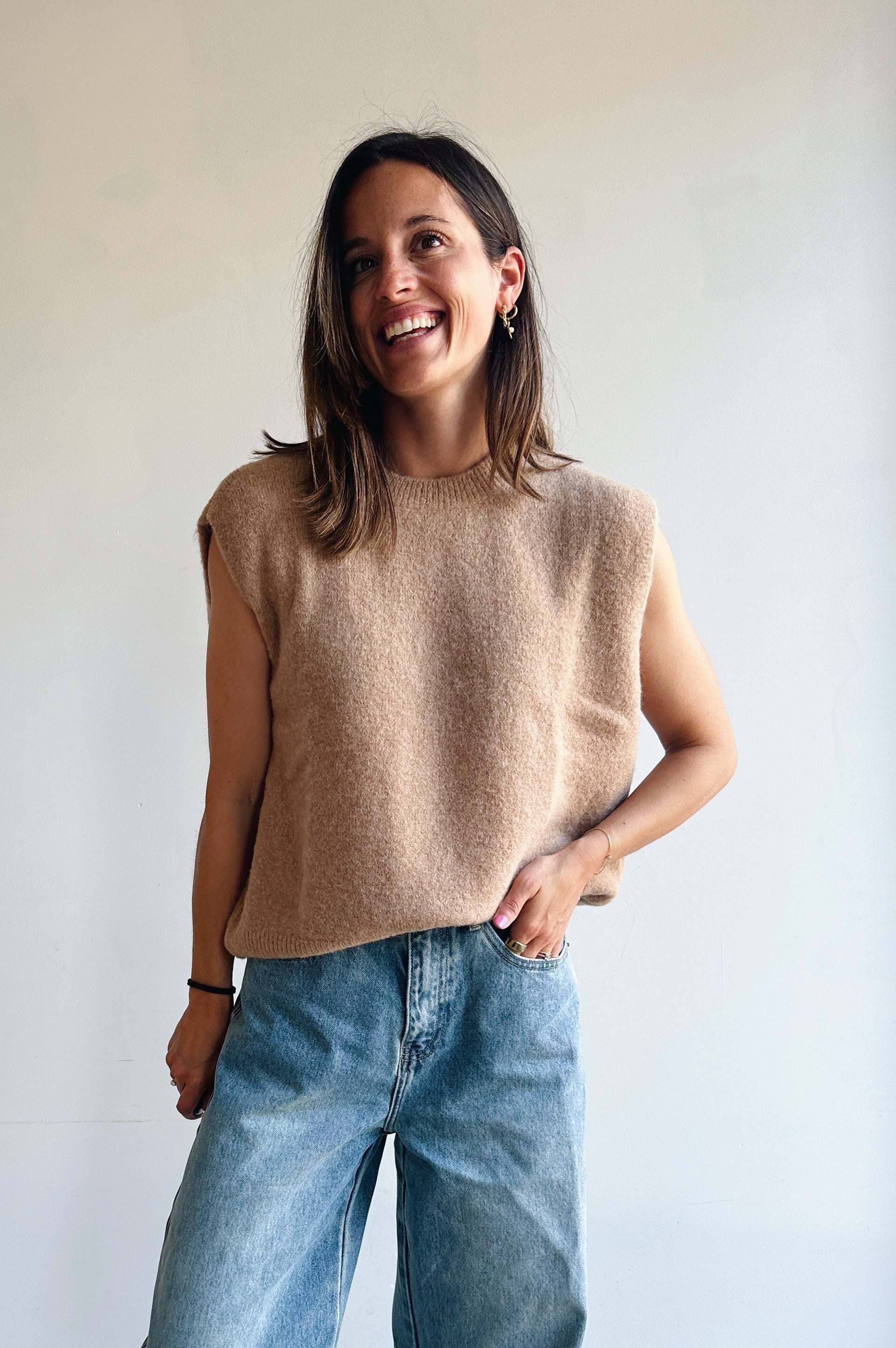 Ella debardeur beige
