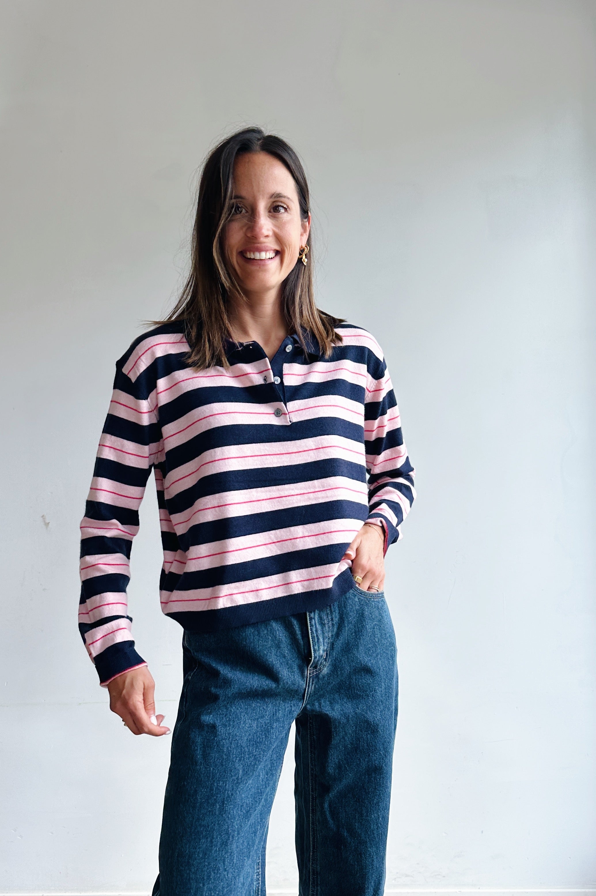 Axelle polo blauw