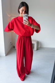 Misk broek rood