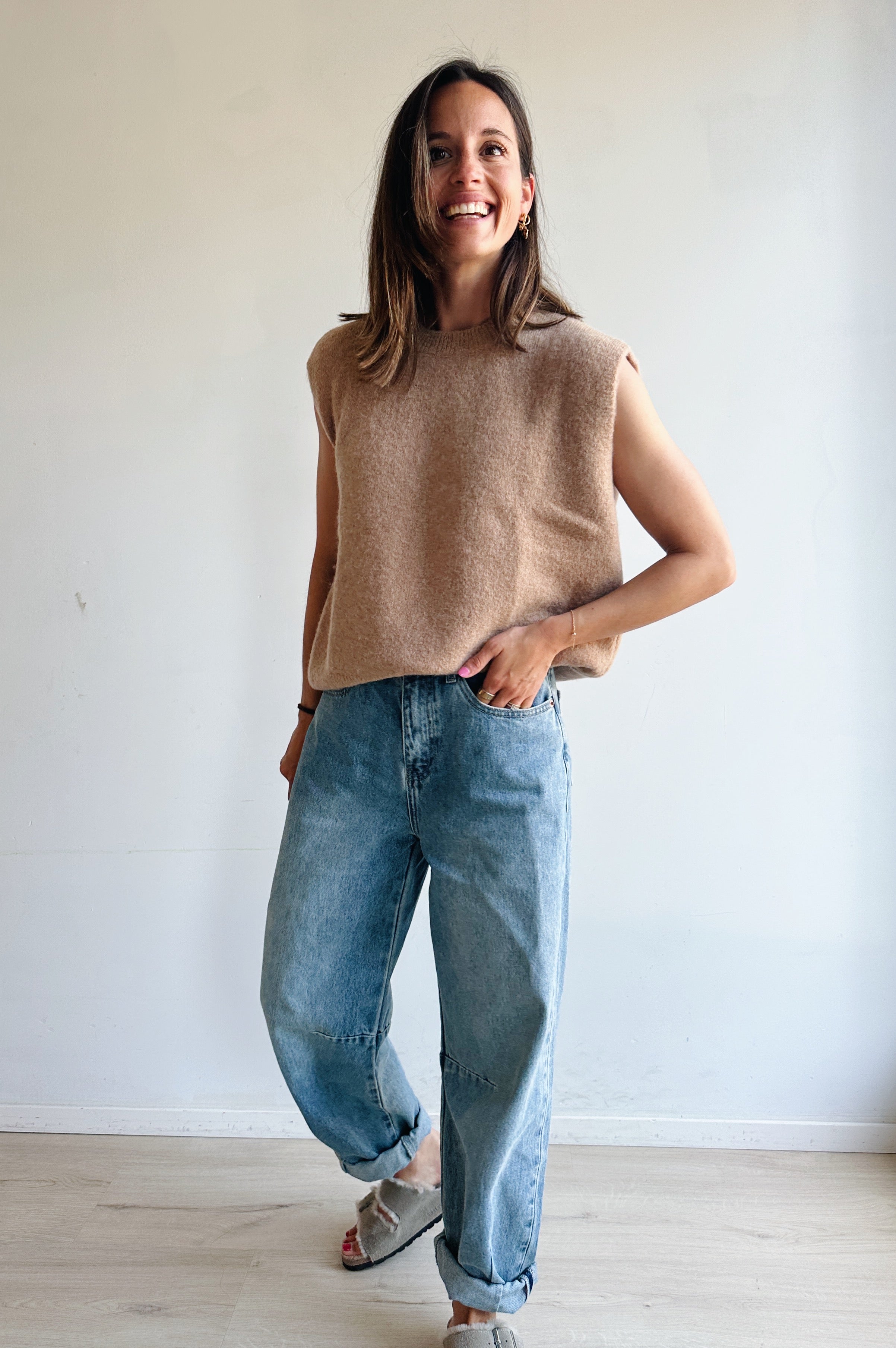 Ella debardeur beige
