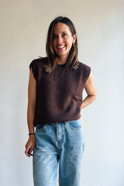 Ella debardeur chocolade