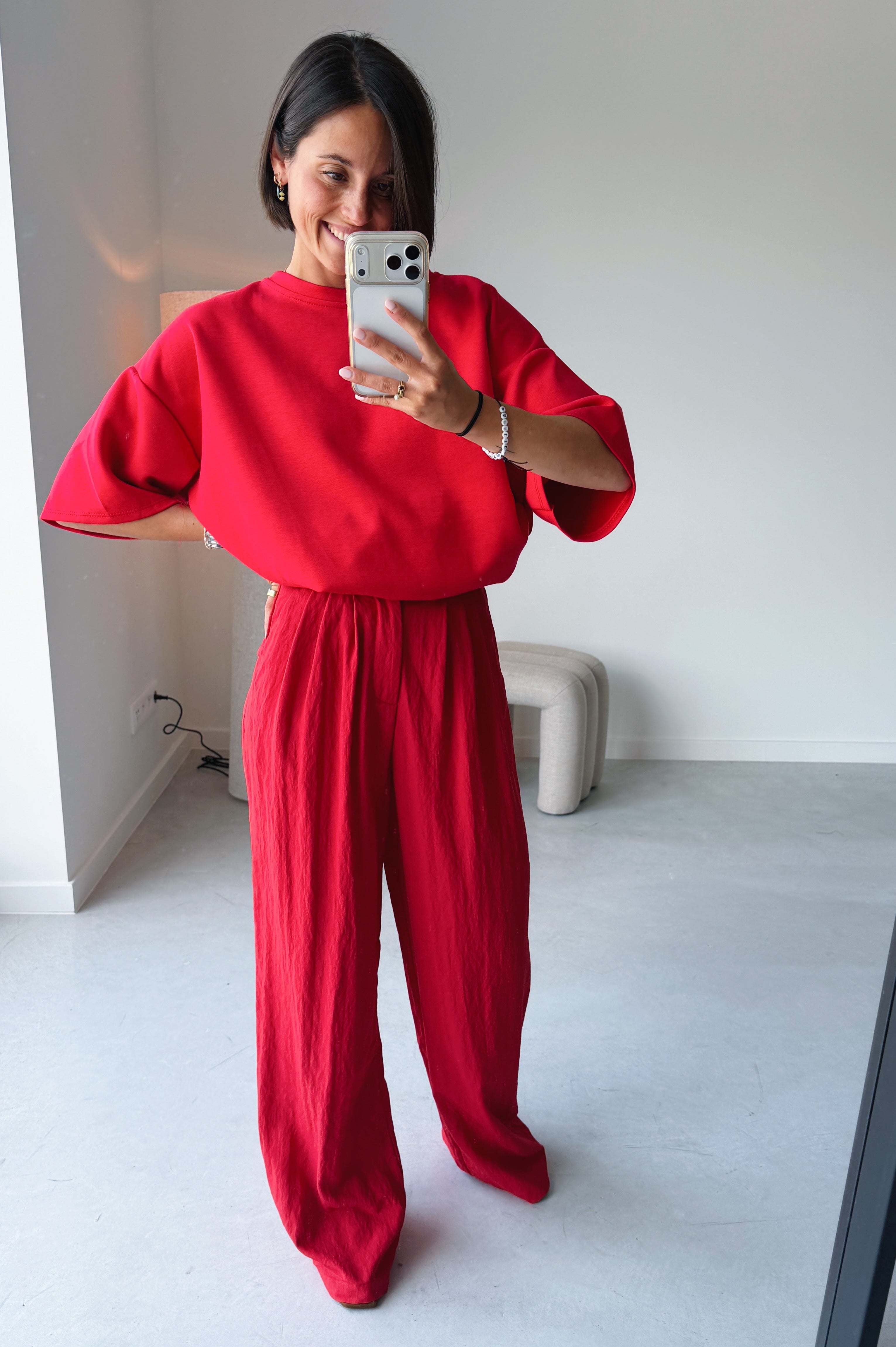 Misk broek rood