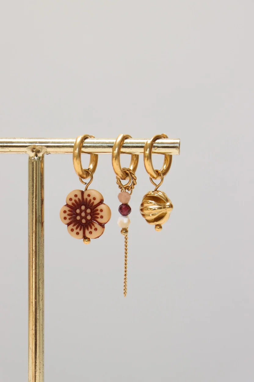 Chain morello hoop gold