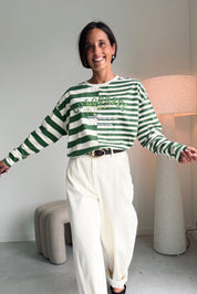 Tonal longsleeve groen