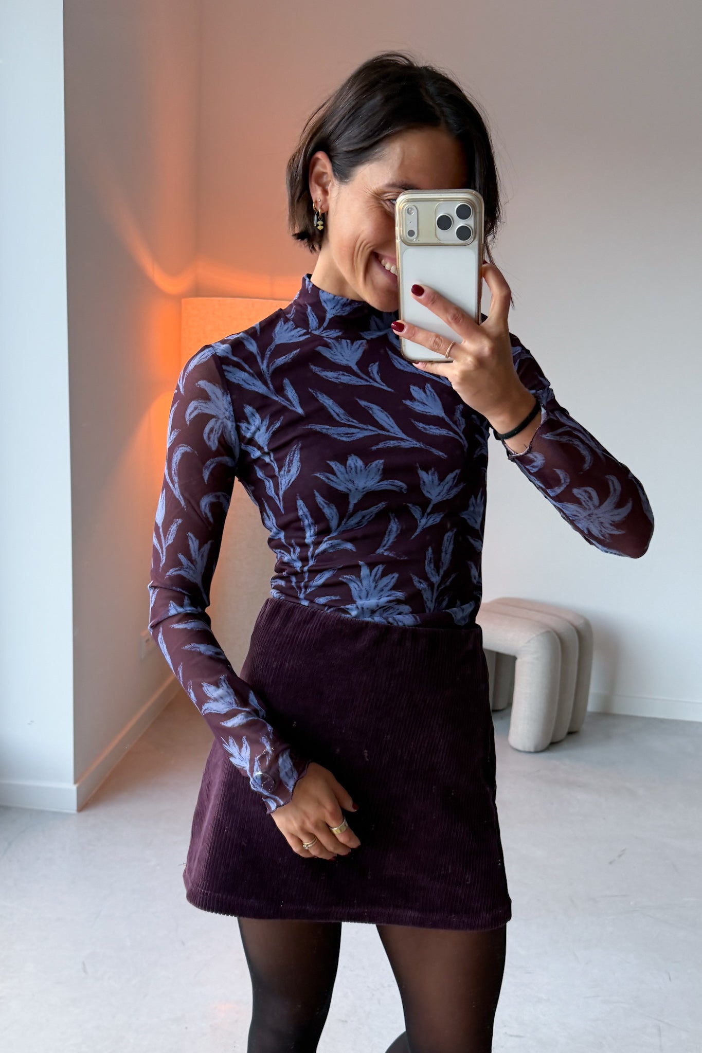 Neyo painted flower mesh