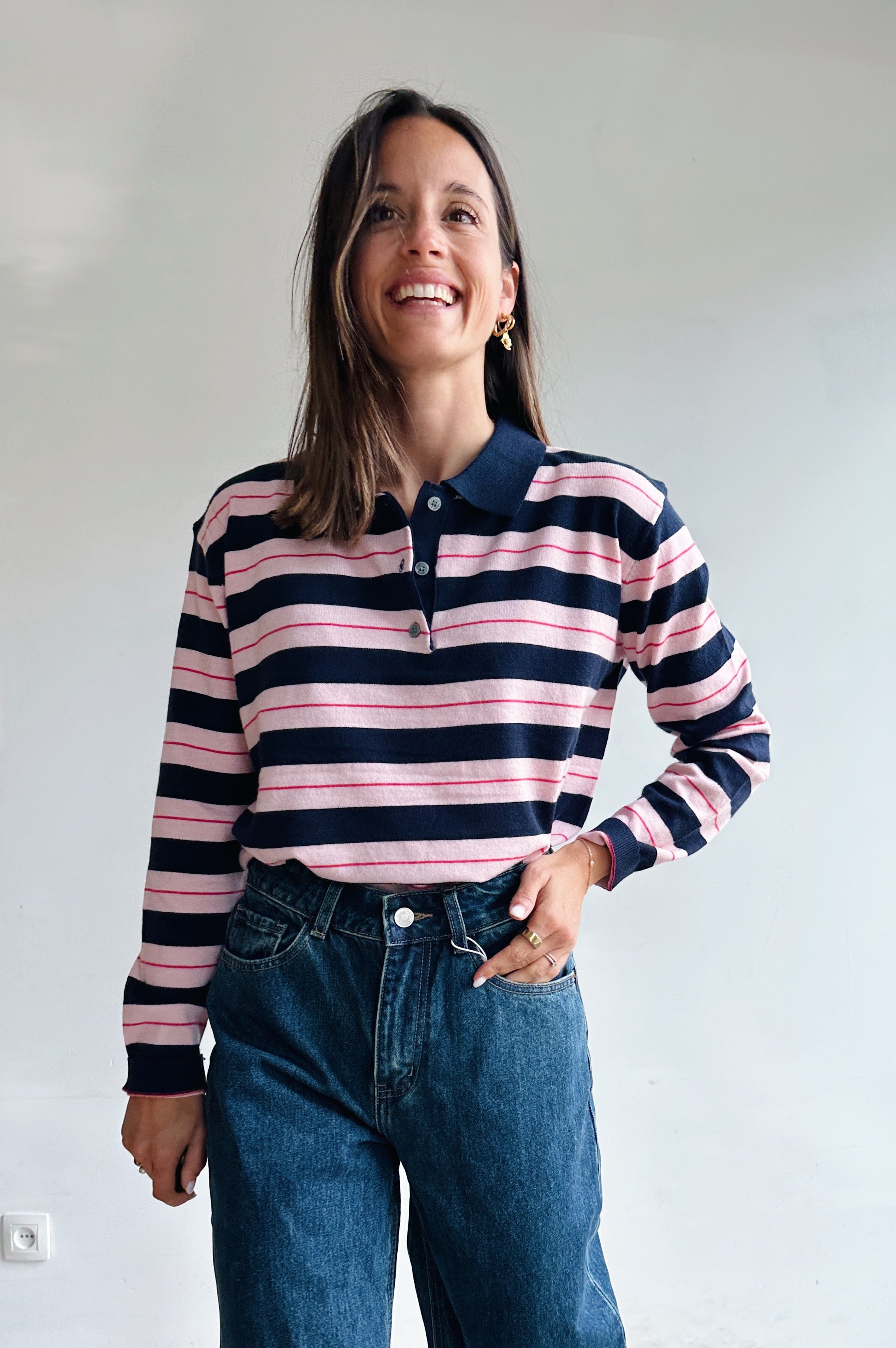 Axelle polo blauw