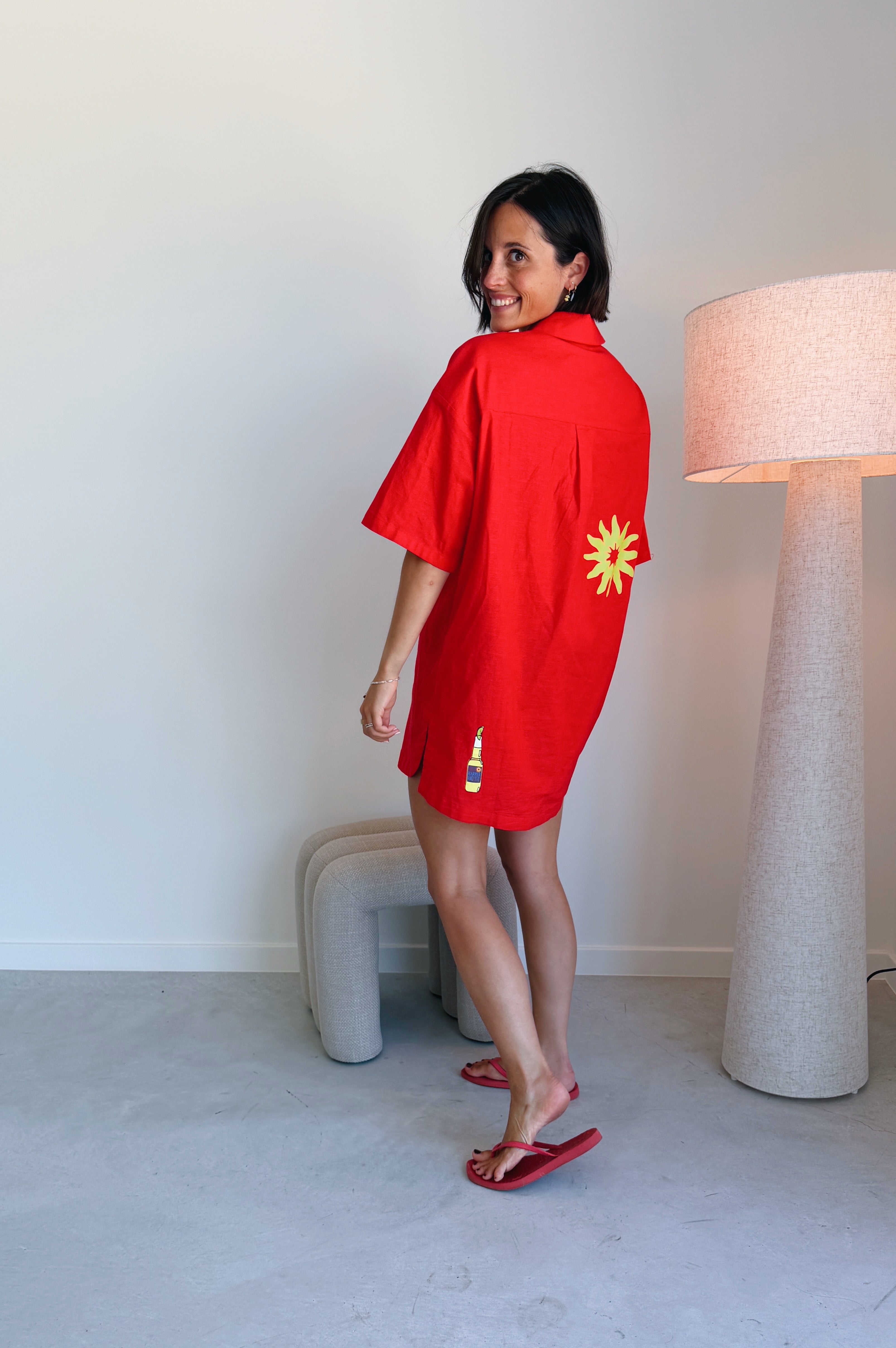 Tessa beach blouse