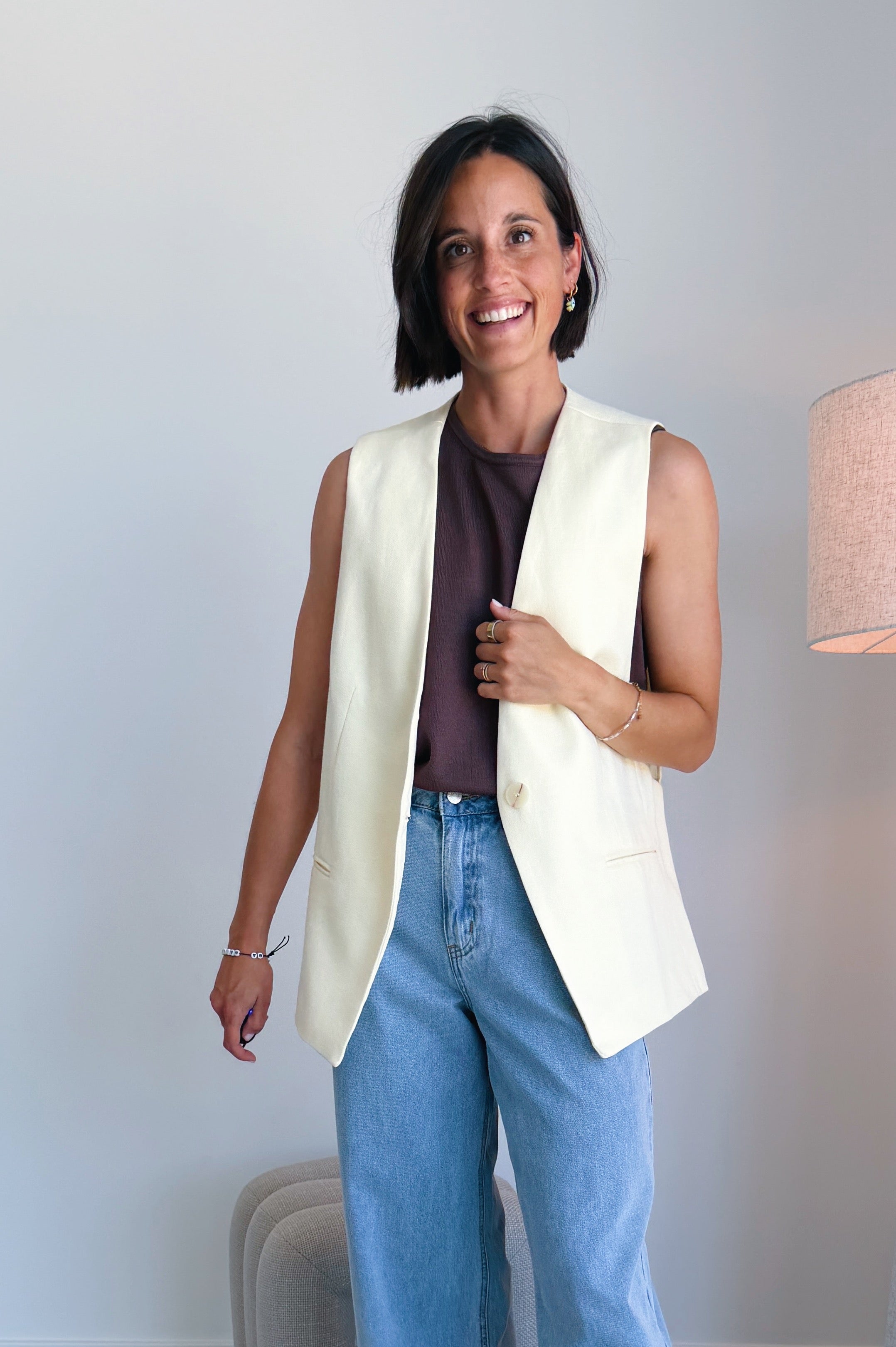 Willow mouwloze blazer