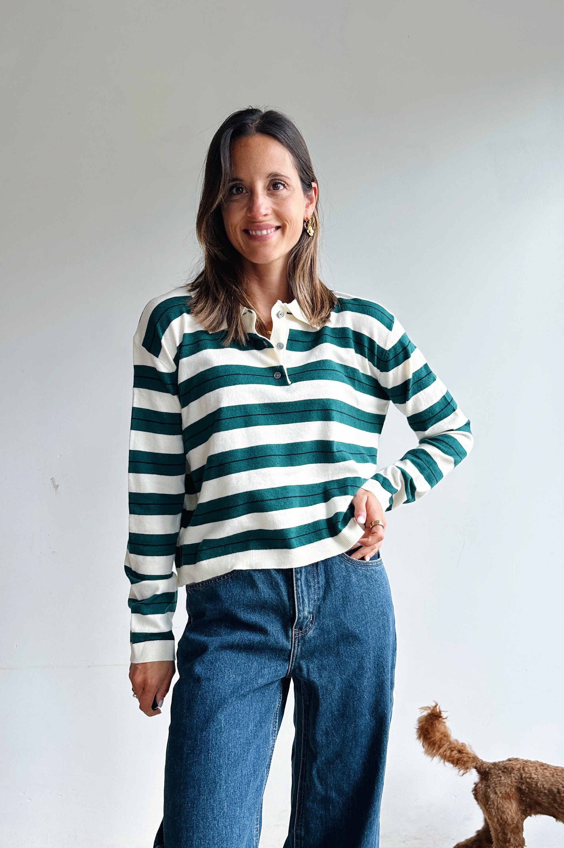 Axelle polo ecru