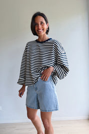 Liva longsleeve marine