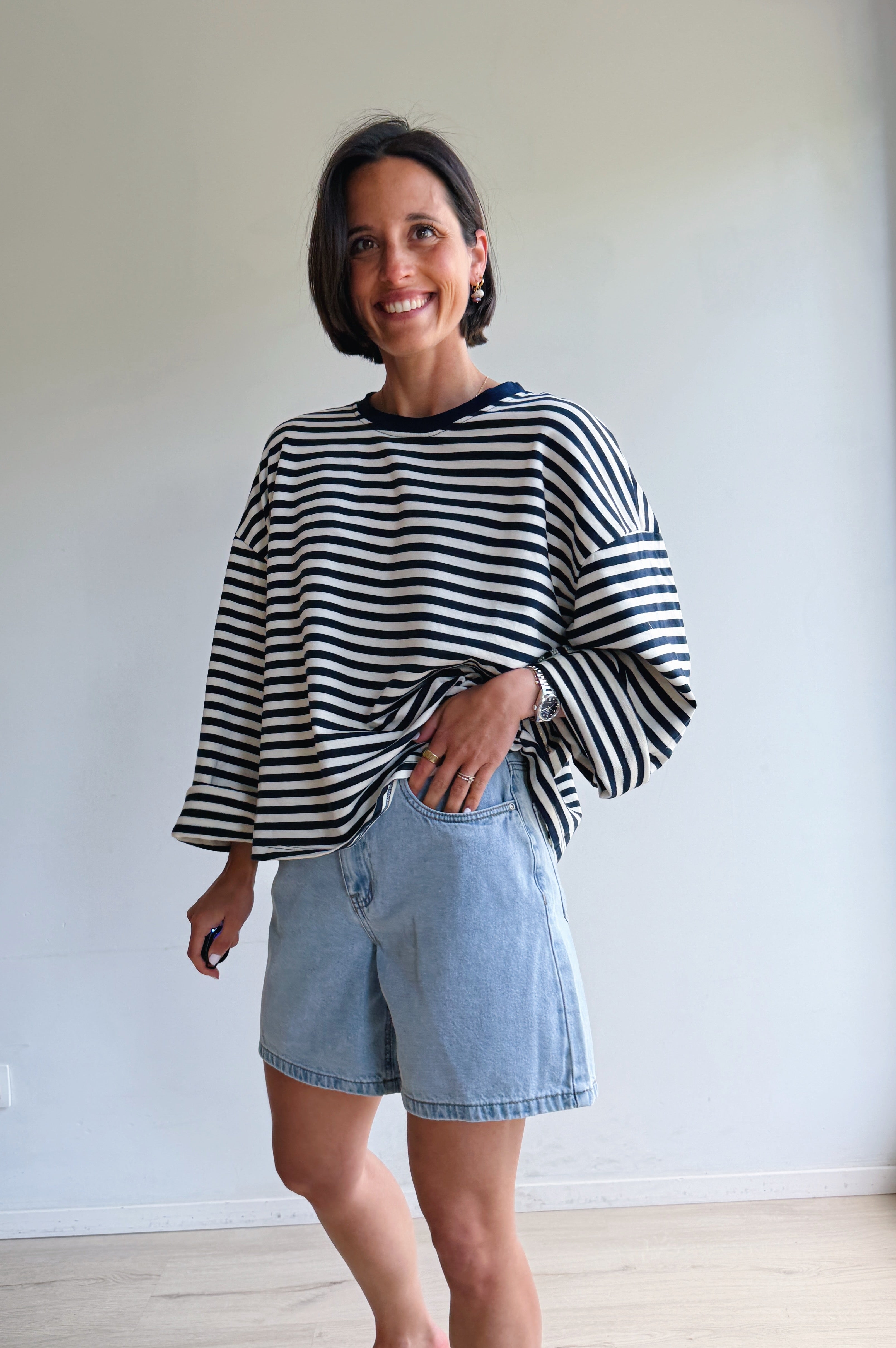 Liva longsleeve marine