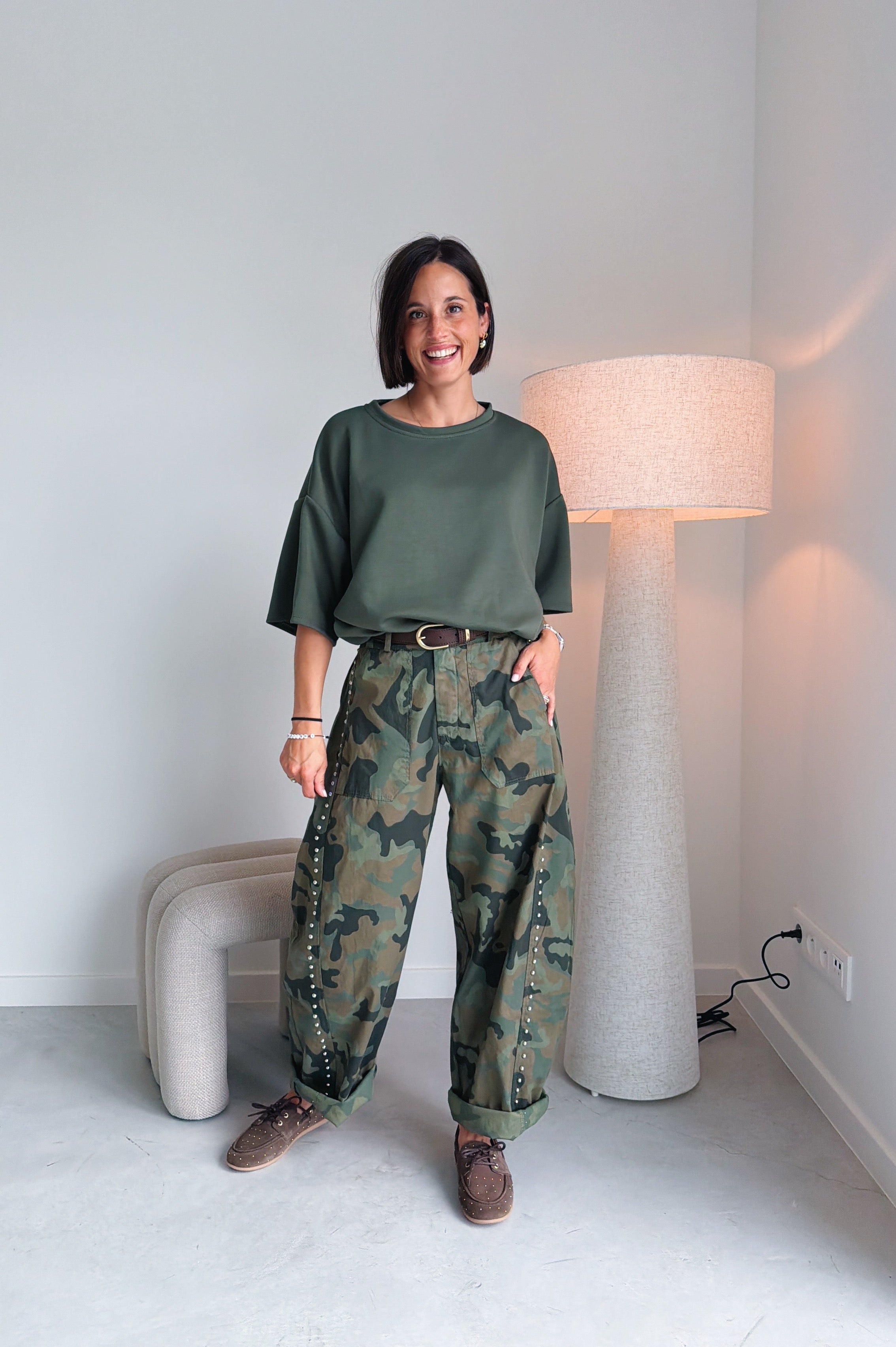 Cameo studs broek