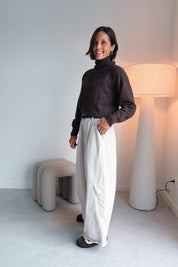 Nola cargo broek ecru