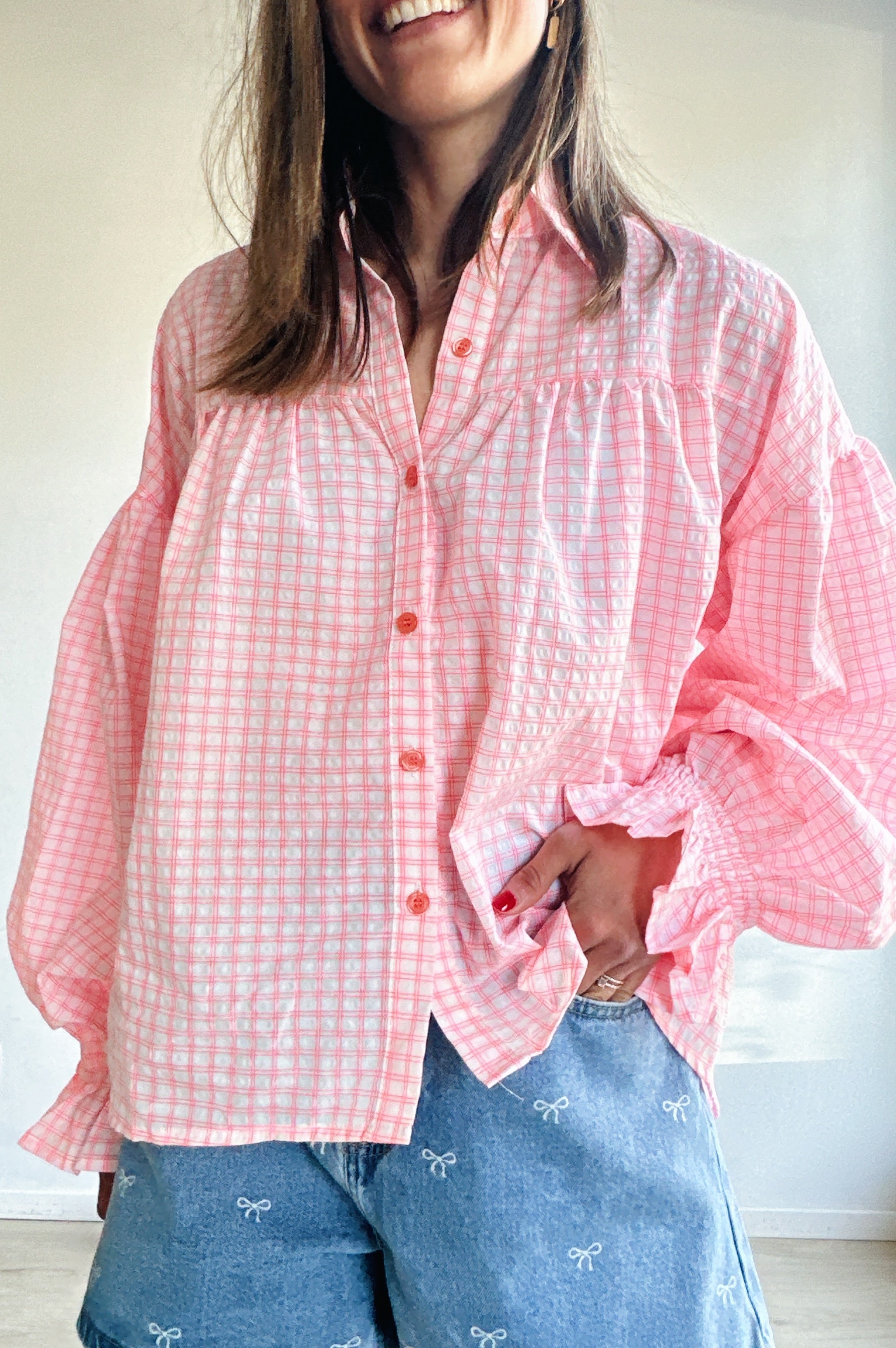 Noria blouse roze