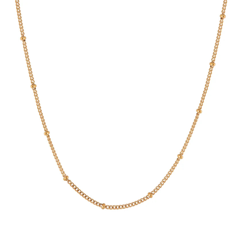 Dots necklace gold