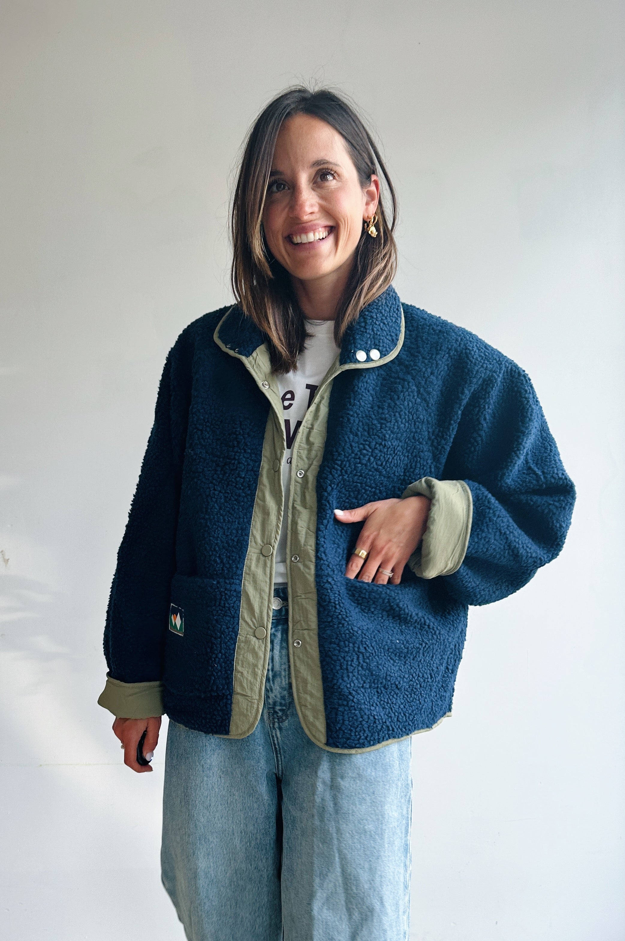 Lotta reversible jas khaki