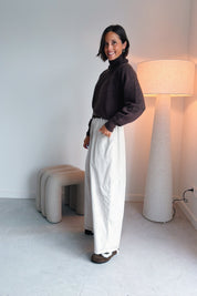 Nola cargo broek ecru