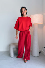 Misk broek rood