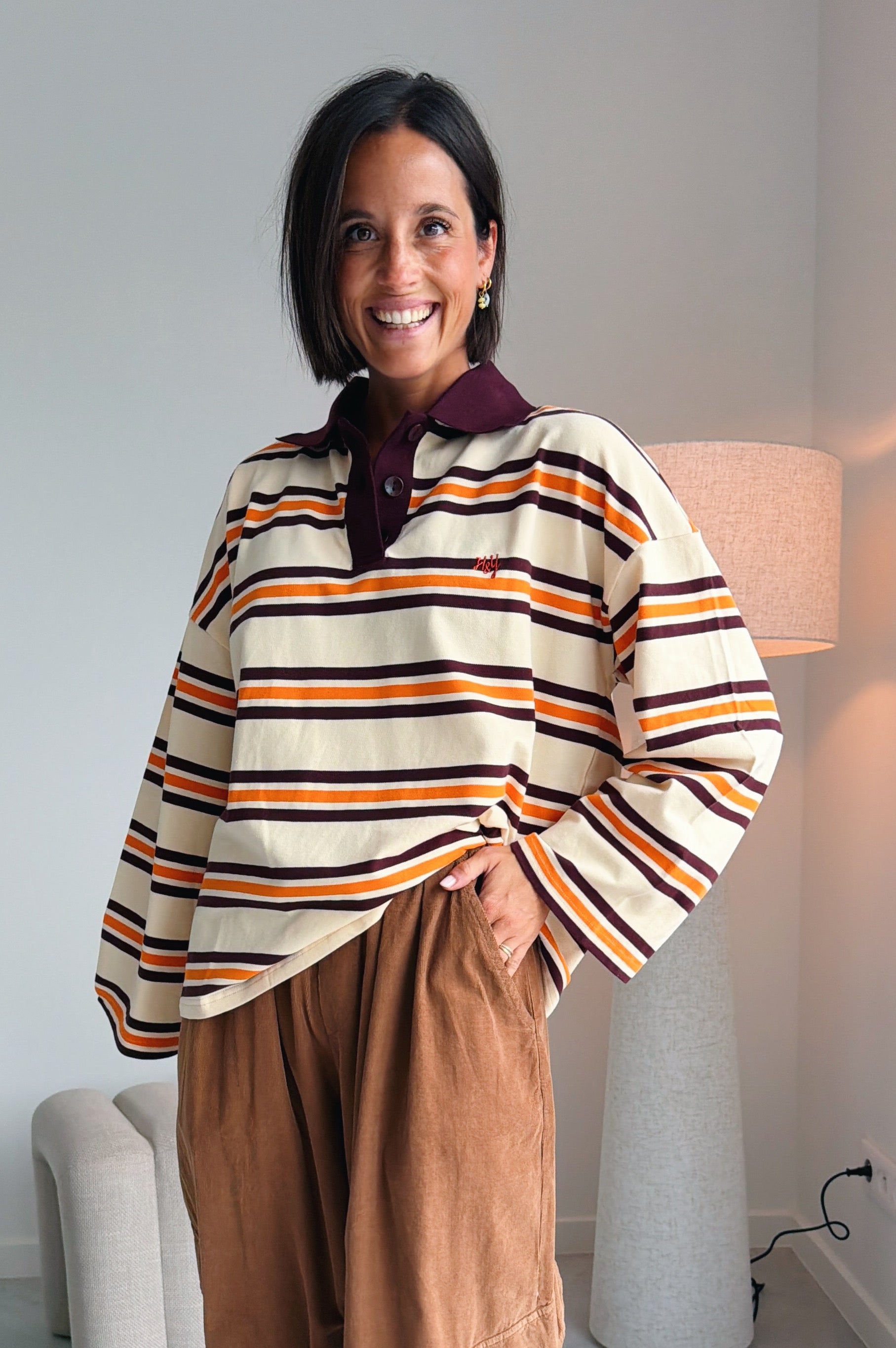 Pollie-JU - Paprika Stripe