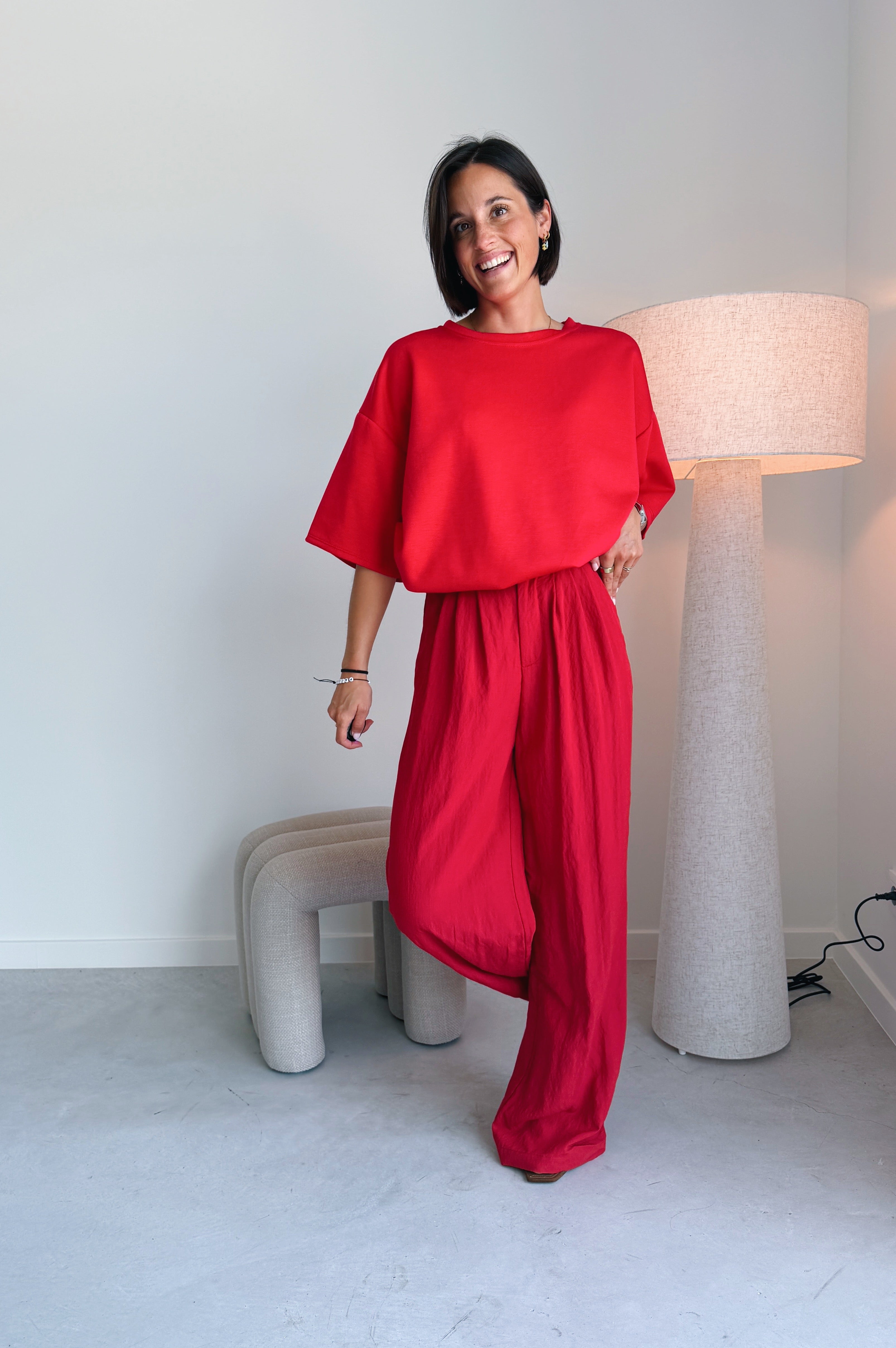 Misk broek rood