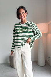 Tonal longsleeve groen