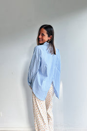 Almira blouse blauw