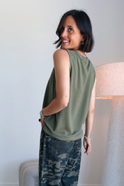 Joella top khaki