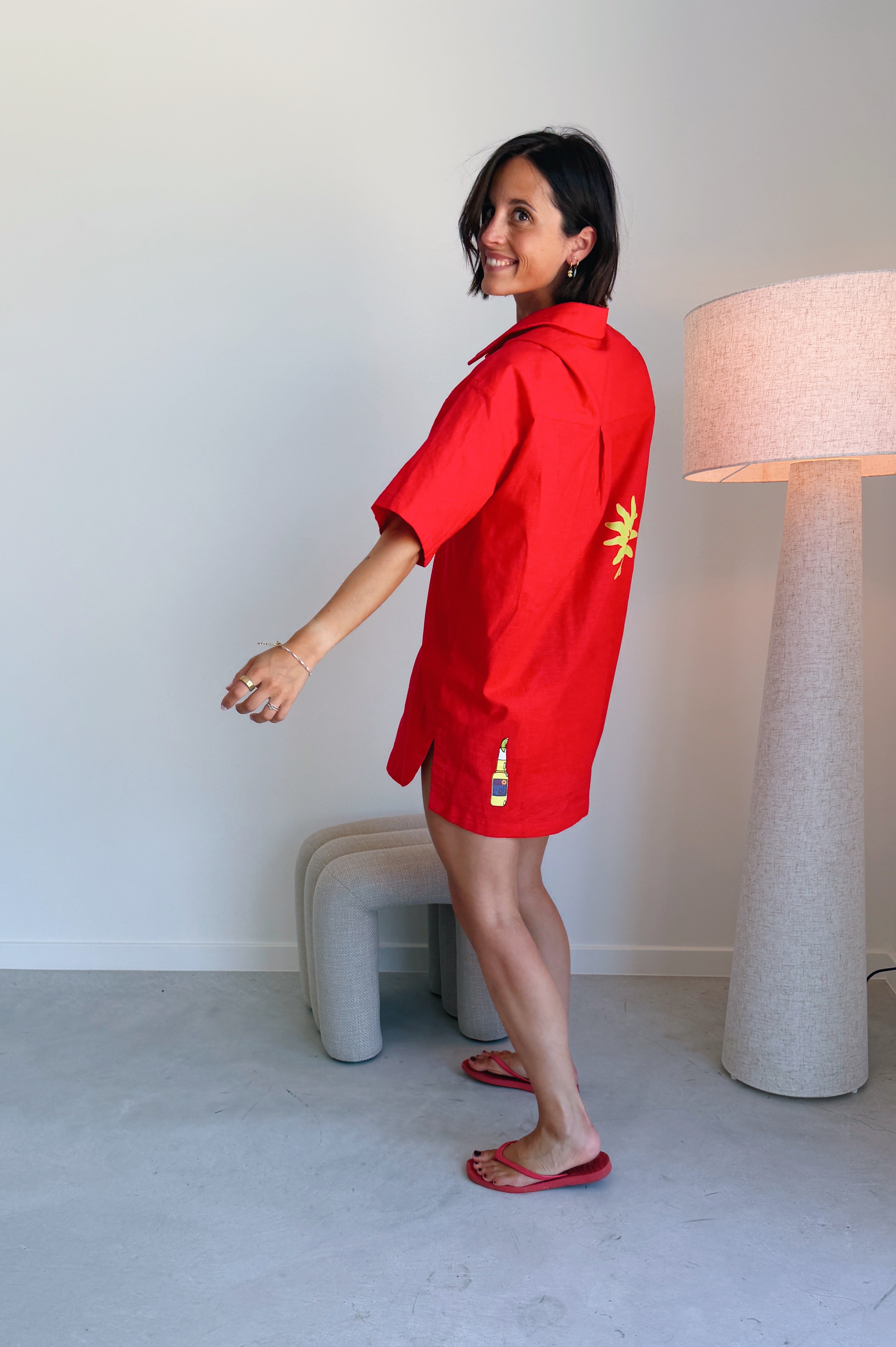 Tessa beach blouse