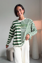 Tonal longsleeve groen
