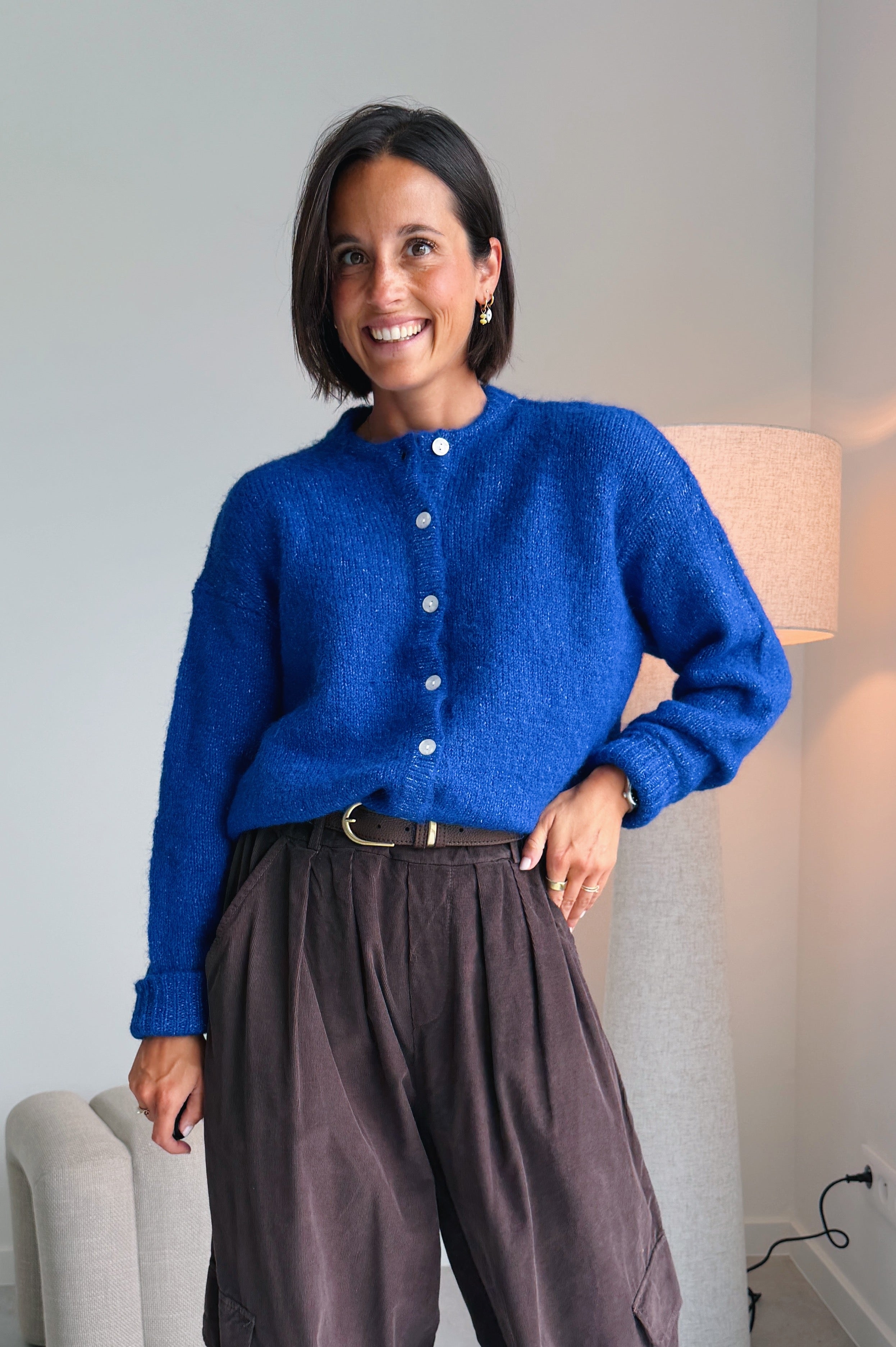 Belablue gilet koningsblauw