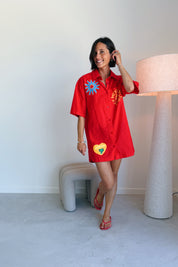 Tessa beach blouse