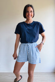 Falakka short blauw
