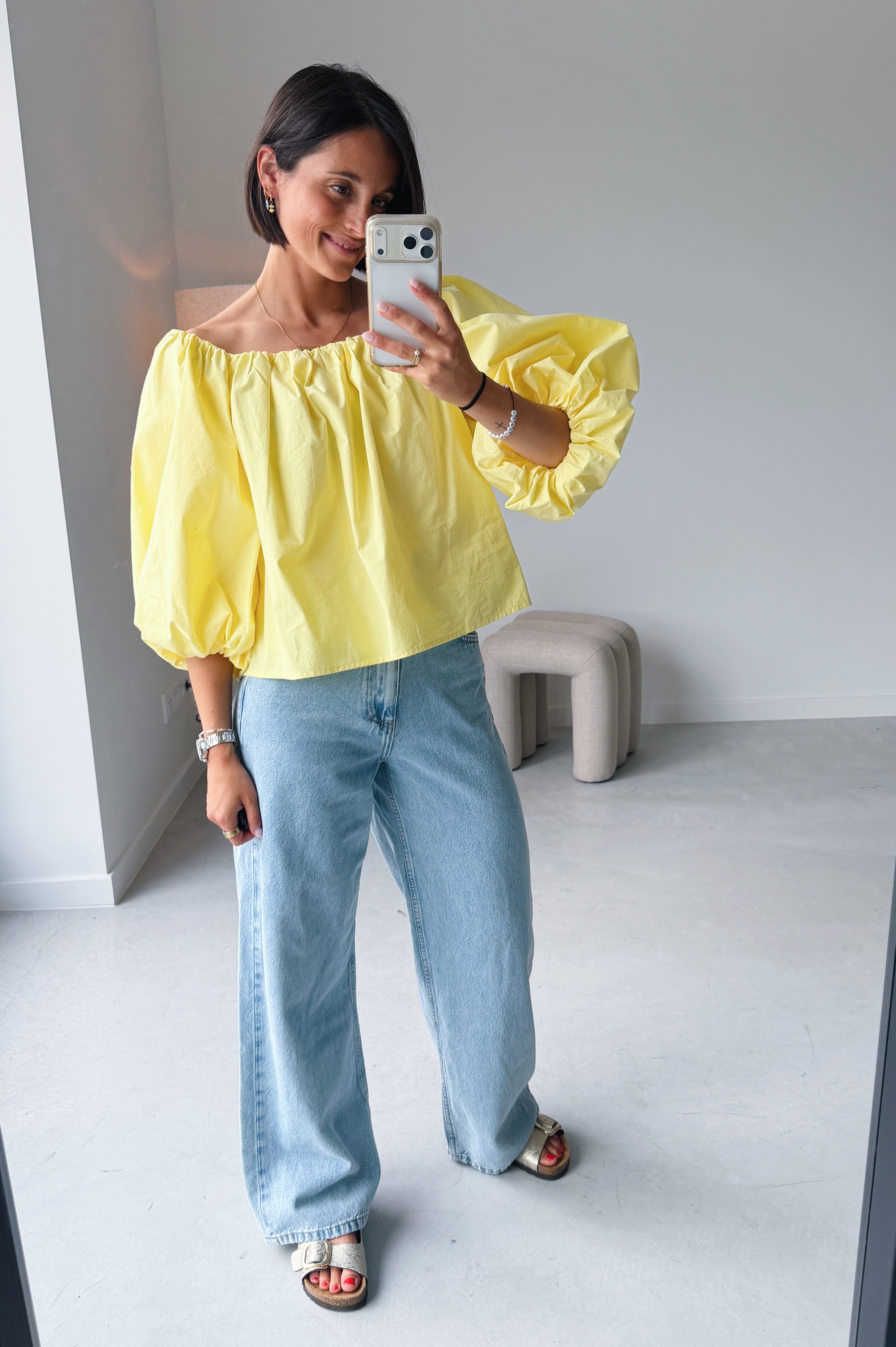 Lauren blouse yellow