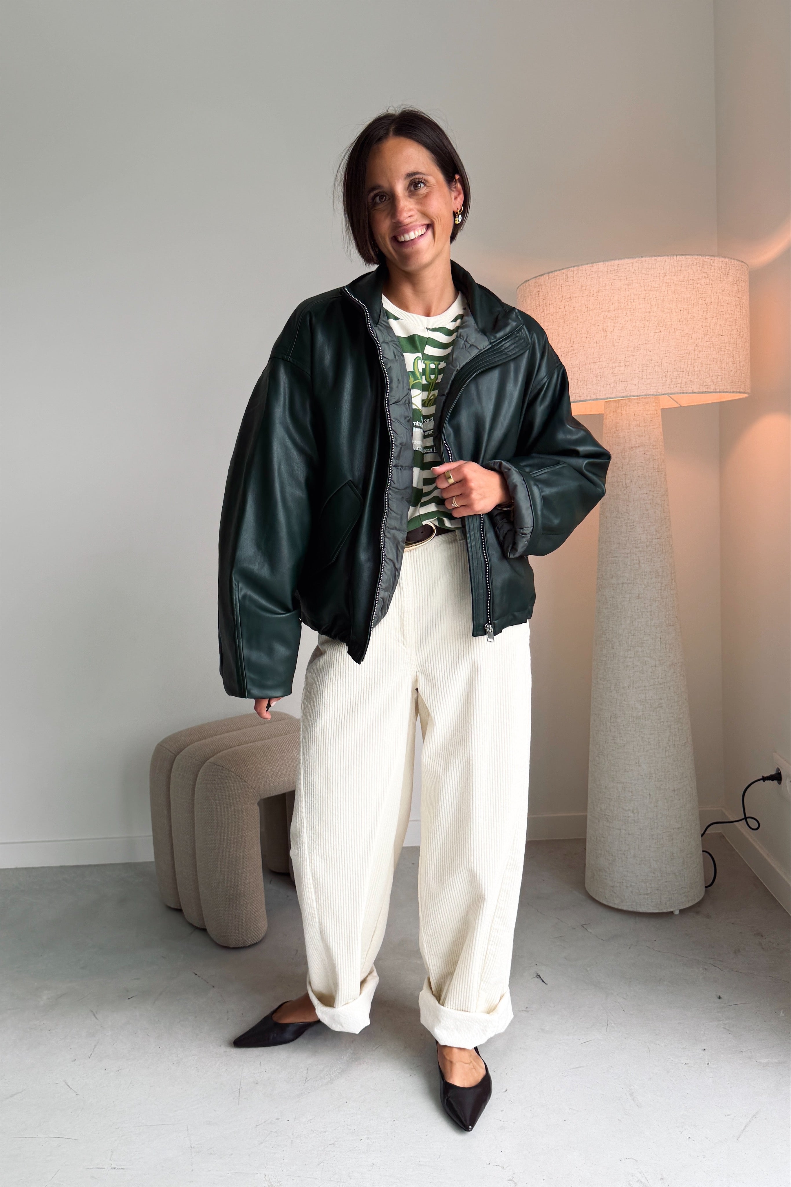 Troopy broek corduroy ecru