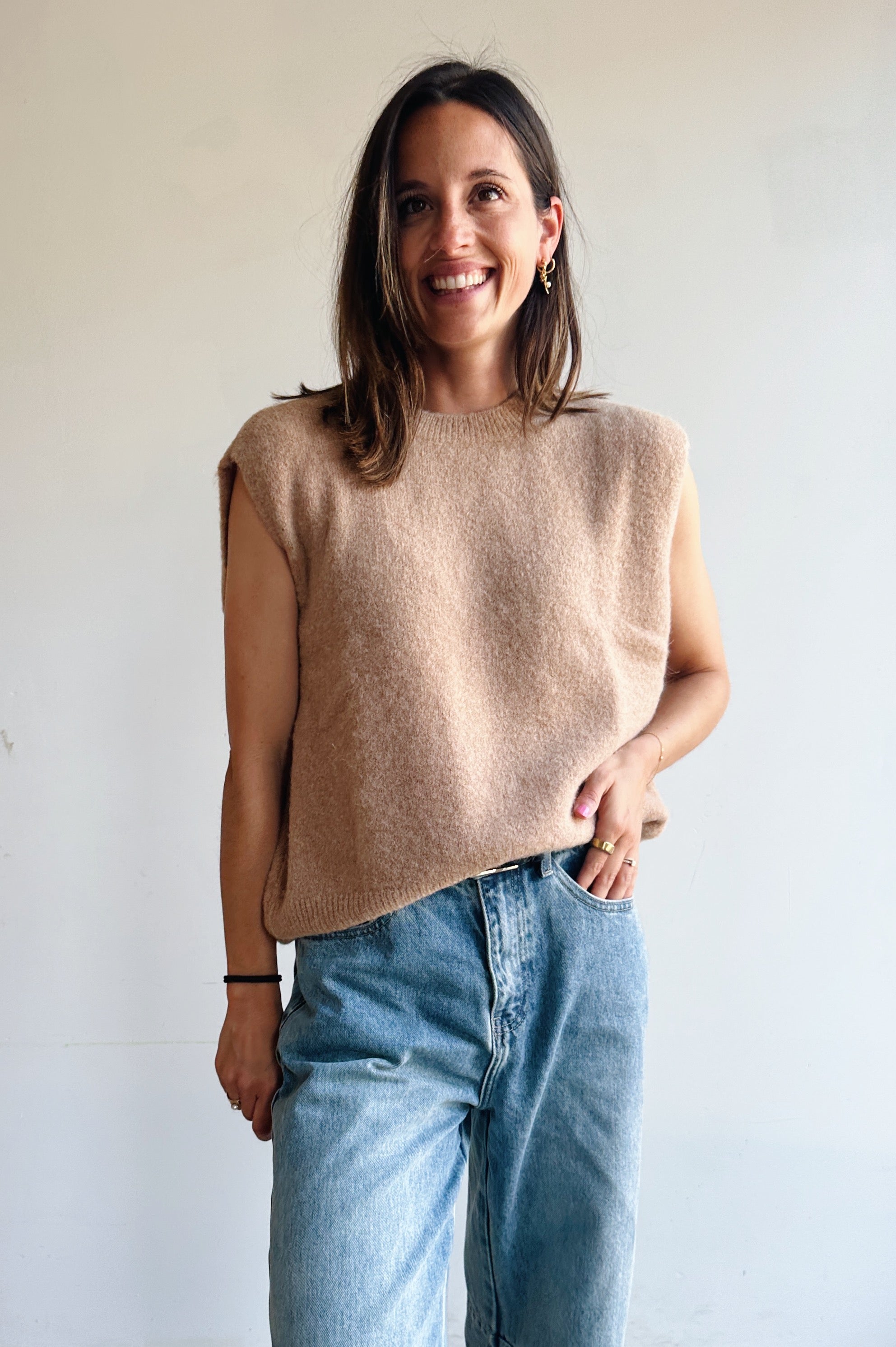 Ella debardeur beige