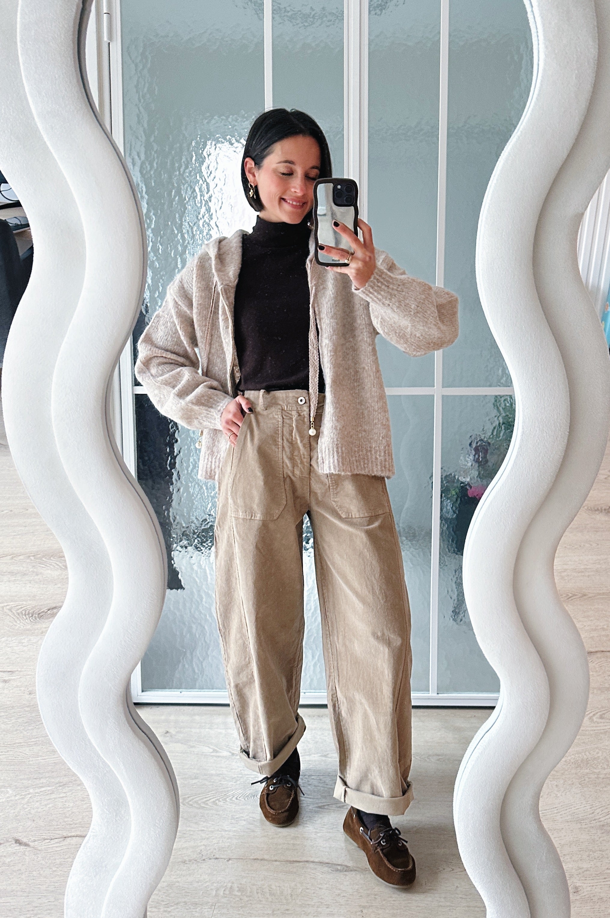 Helena rolkraag bruin