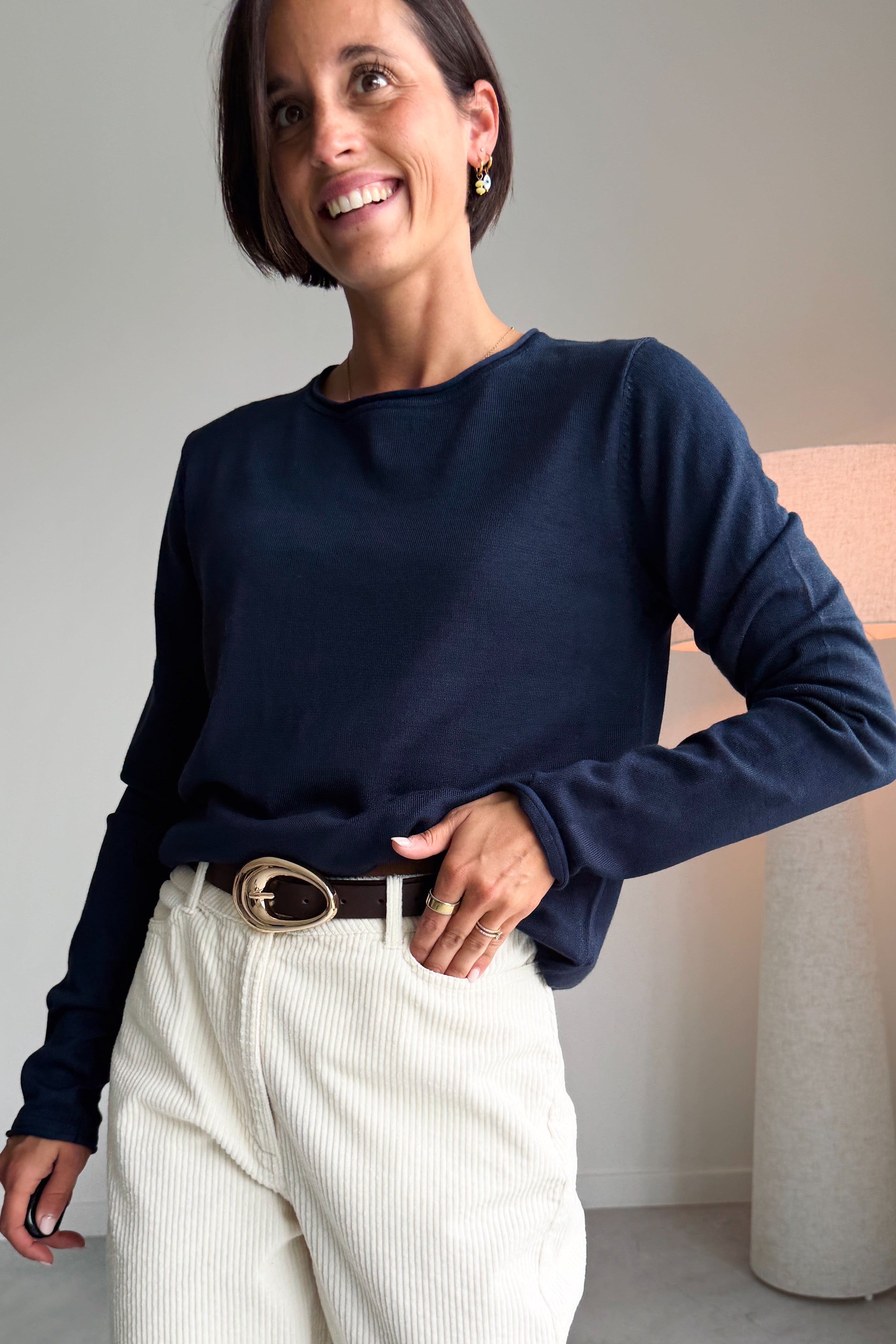 Marla pulletje navy