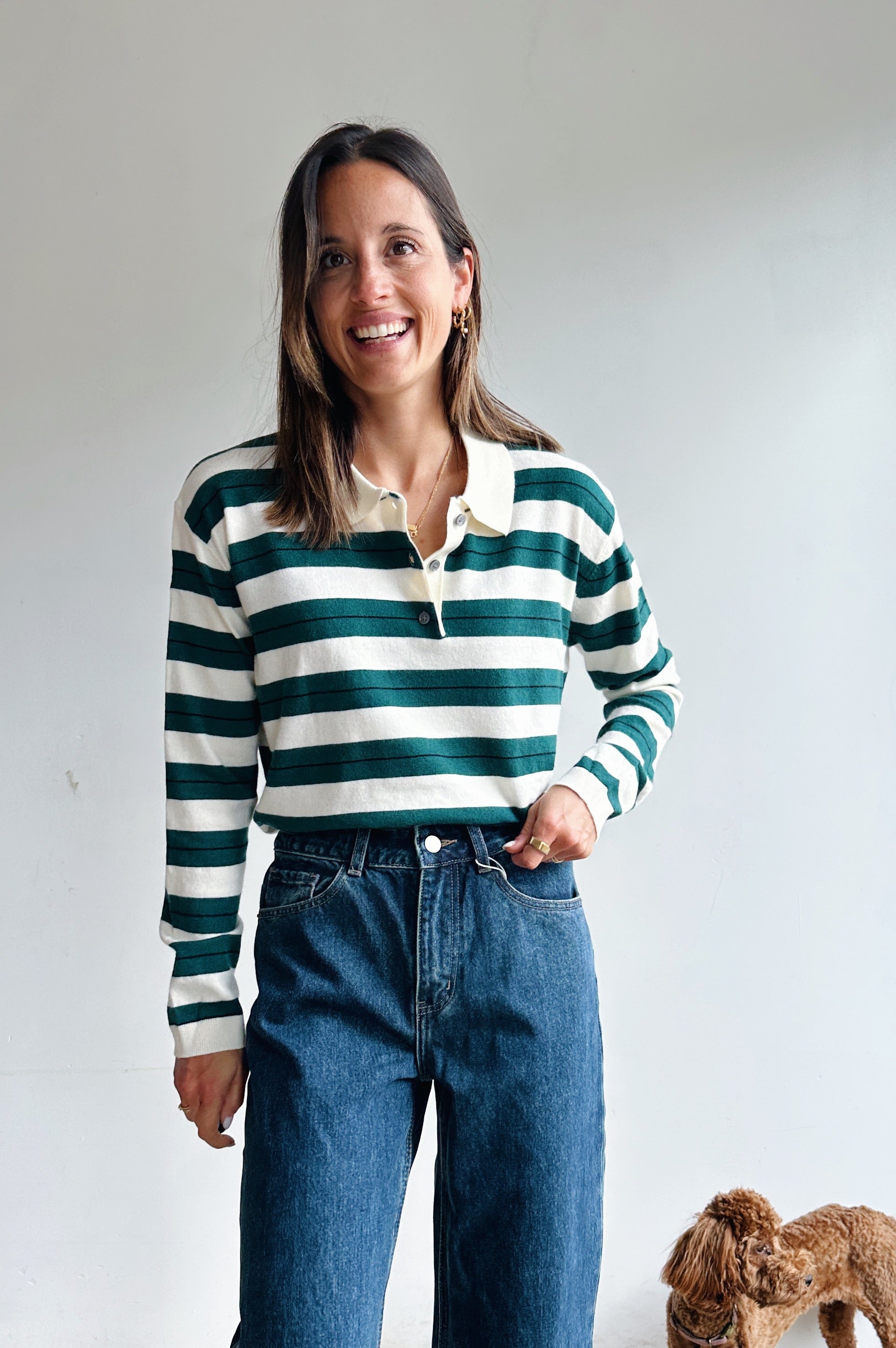 Axelle polo ecru