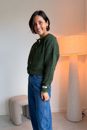 Yara gilet donker groen