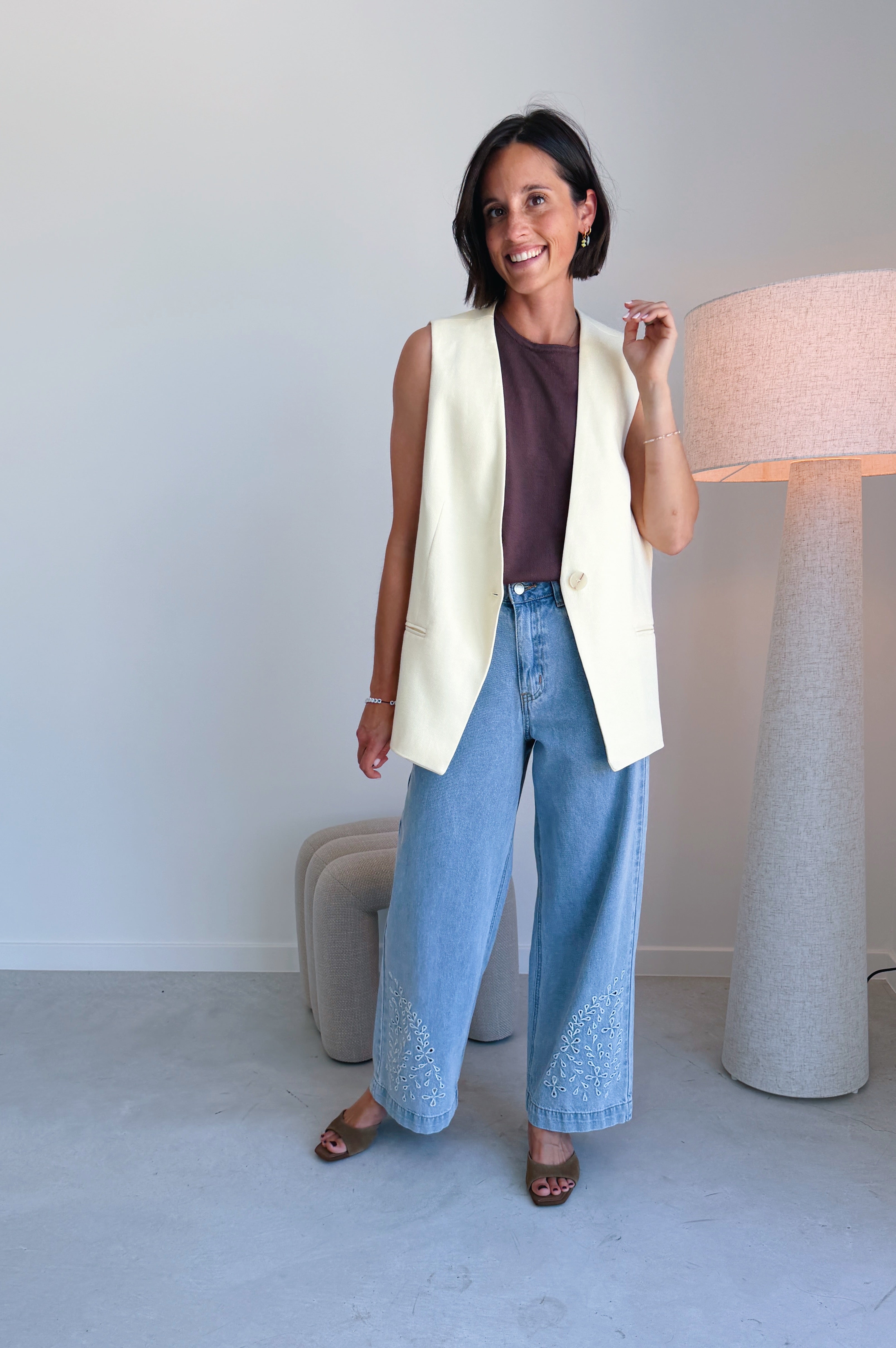 Willow mouwloze blazer
