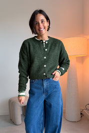 Yara gilet donker groen