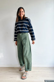 Bo barrel jeans khaki corduroy