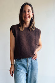 Ella debardeur chocolade