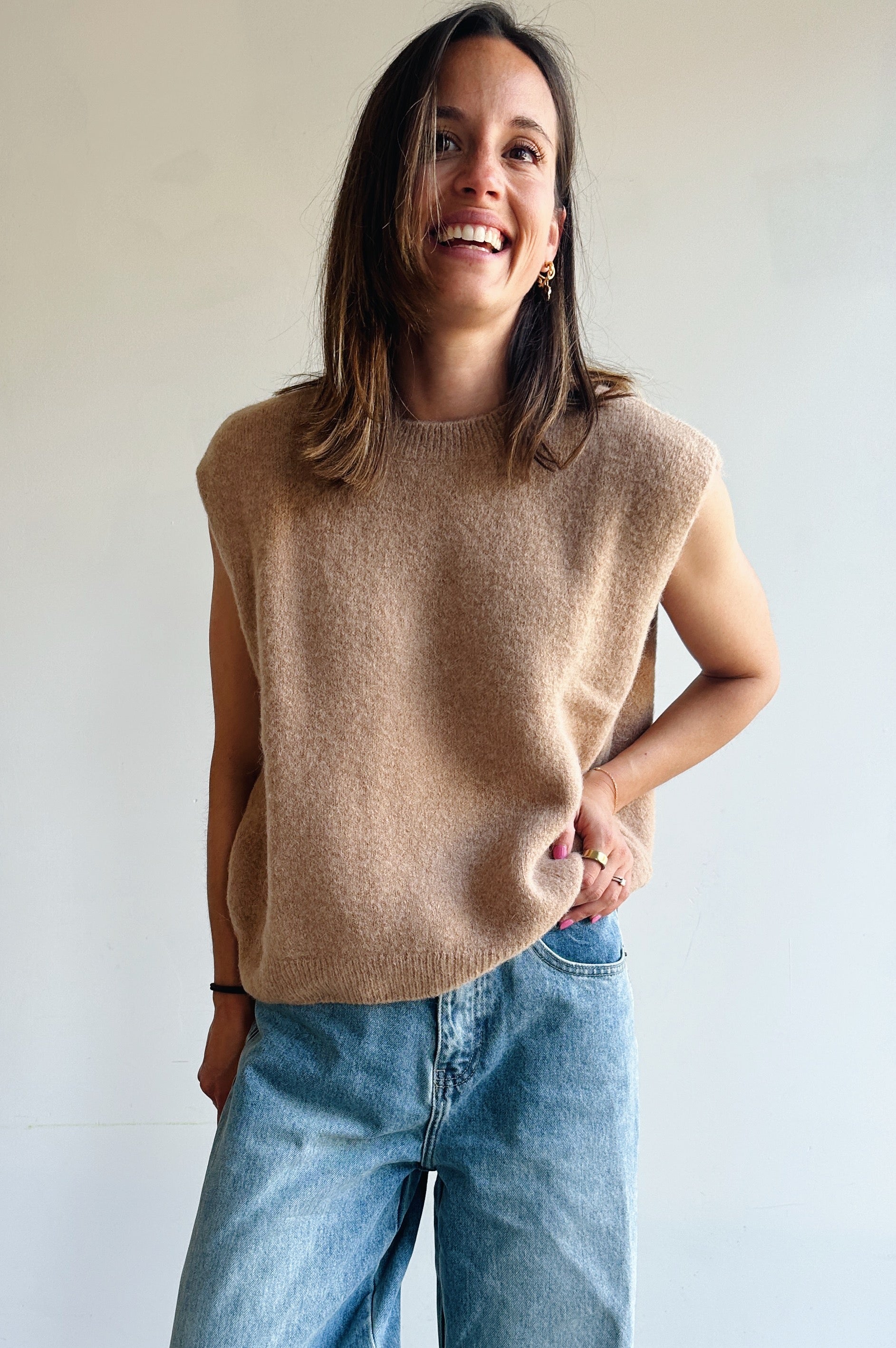 Ella debardeur beige